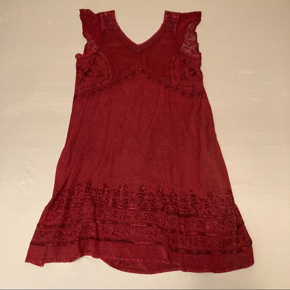 THE PYRAMID COLLECTION Embroidered Dress